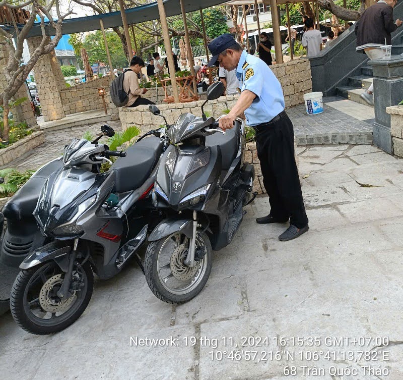 Dịch vụ bảo vệ trông giữ xe chuyên nghiệp