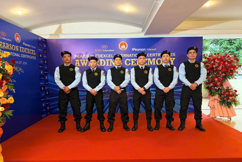 Dịch vụ bảo vệ tại khu vực sảnh chính sự kiện 